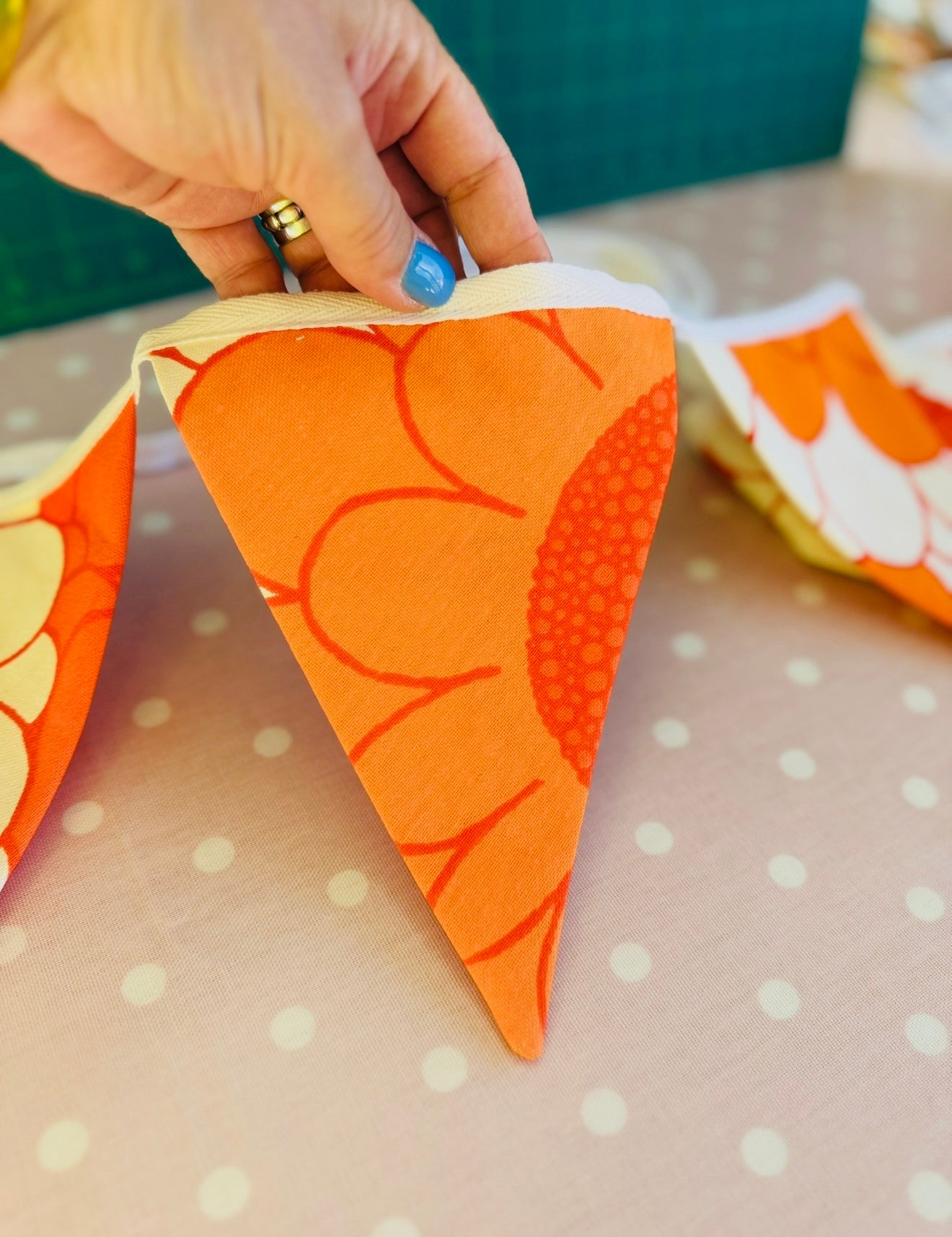 Handmade Retro Bunting