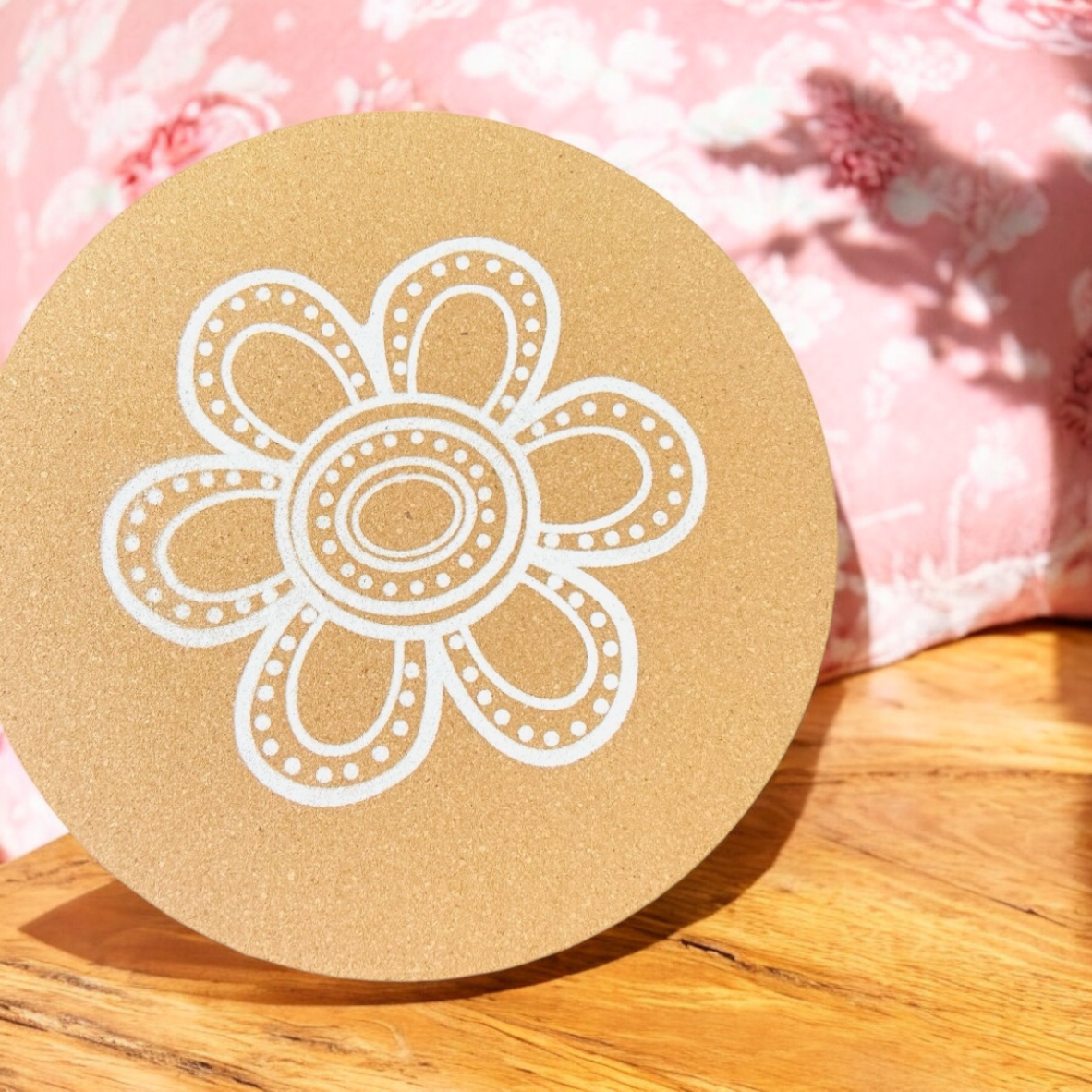 Large Screen Printed Cork Placemat