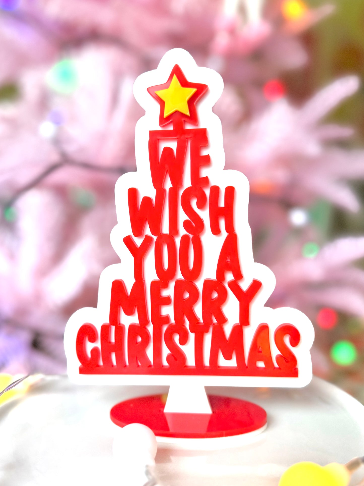 Free Standing, vibrant, Christmas Decoration