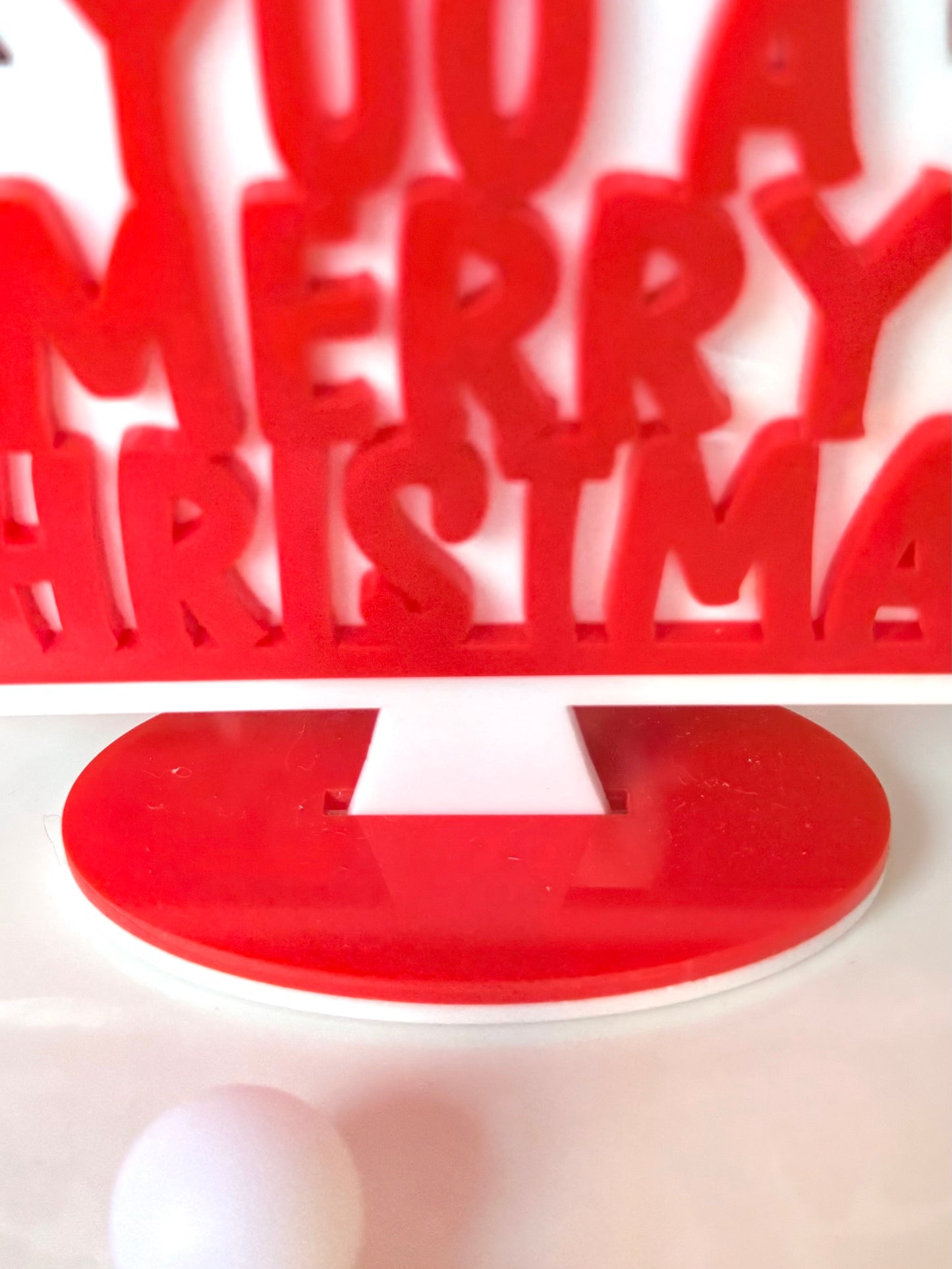 Free Standing, vibrant, Christmas Decoration