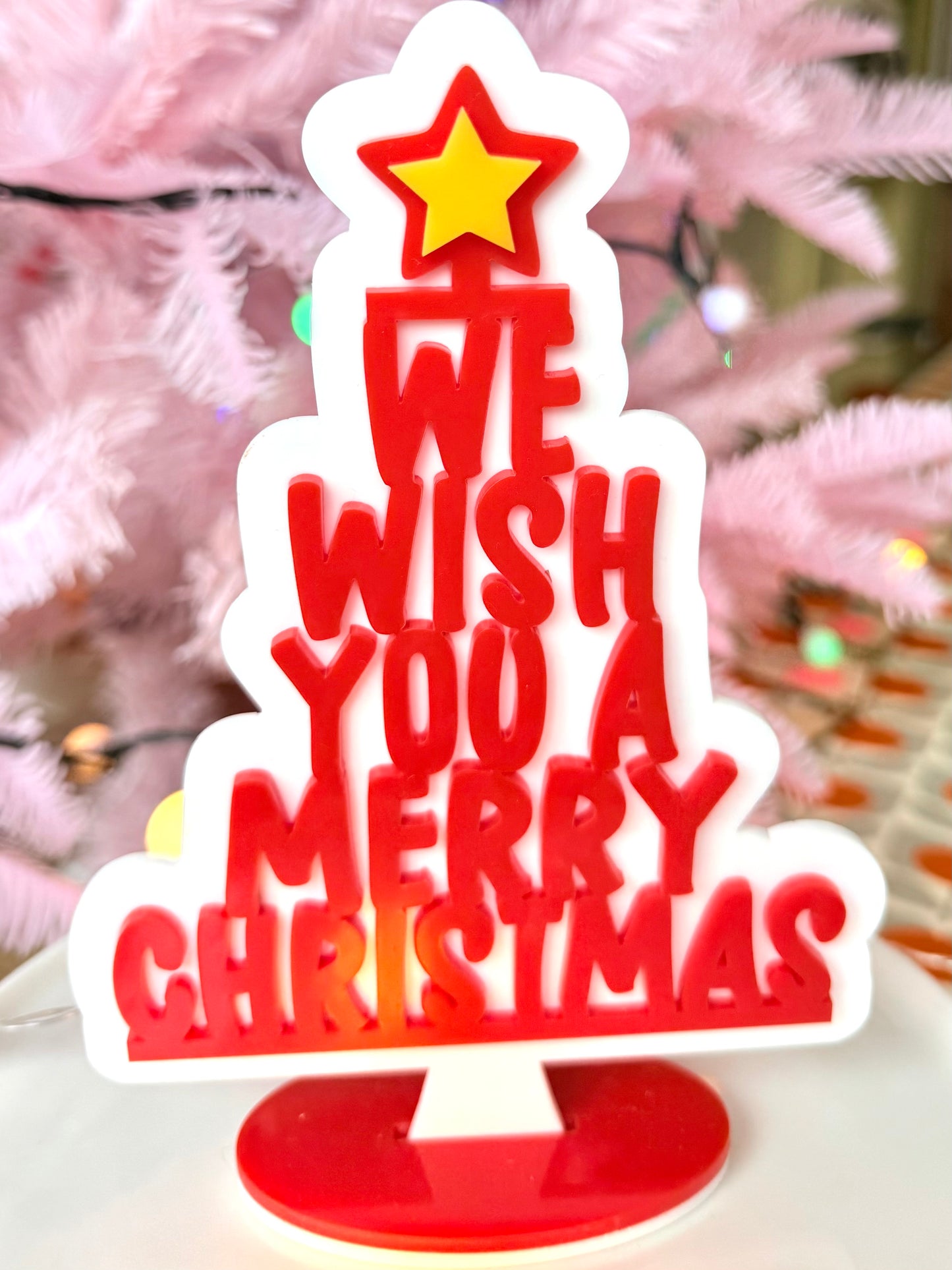 Free Standing, vibrant, Christmas Decoration