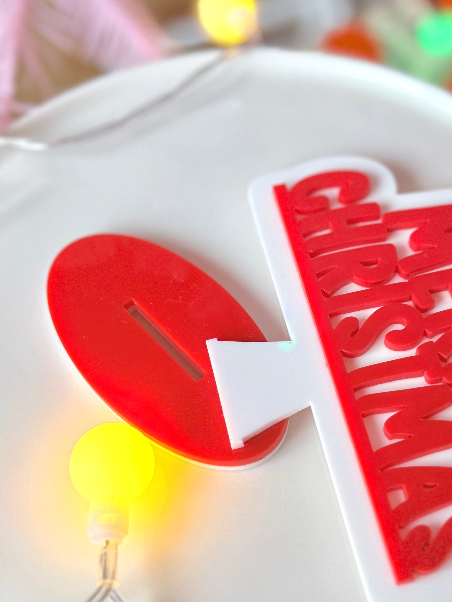 Free Standing, vibrant, Christmas Decoration