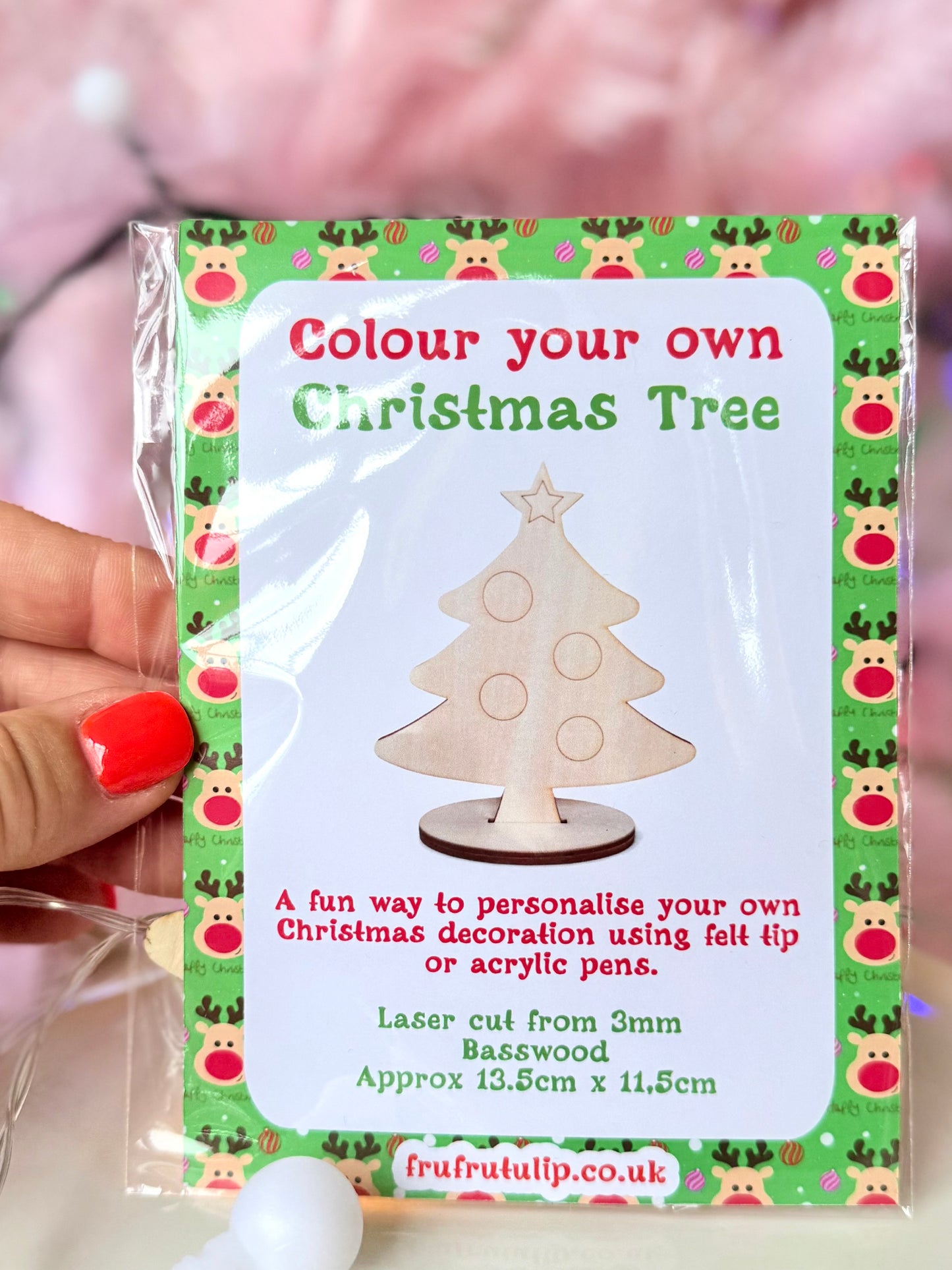 Colour your own Christmas Tree, Stocking Filler for Children