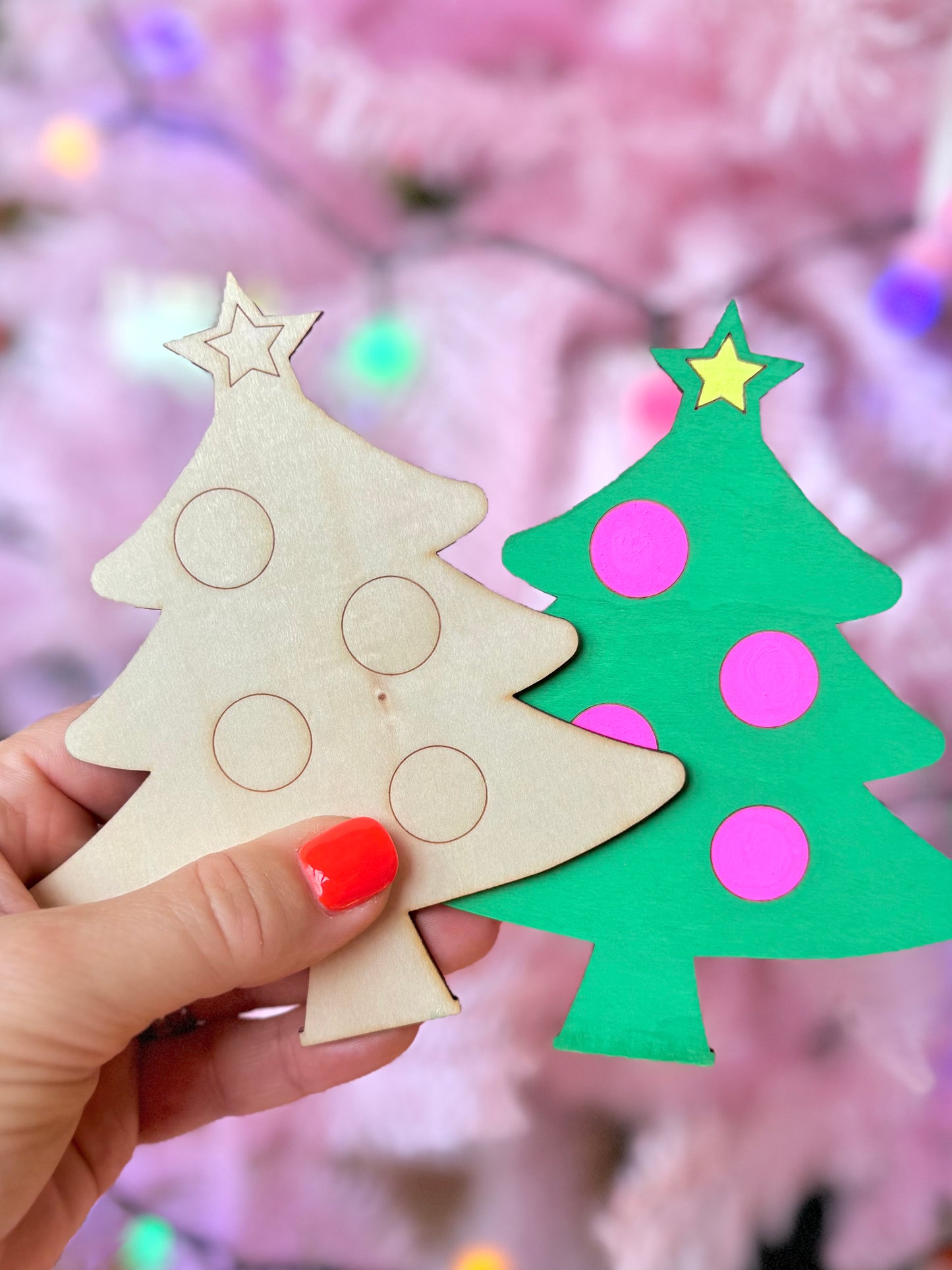 Colour your own Christmas Tree, Stocking Filler for Children