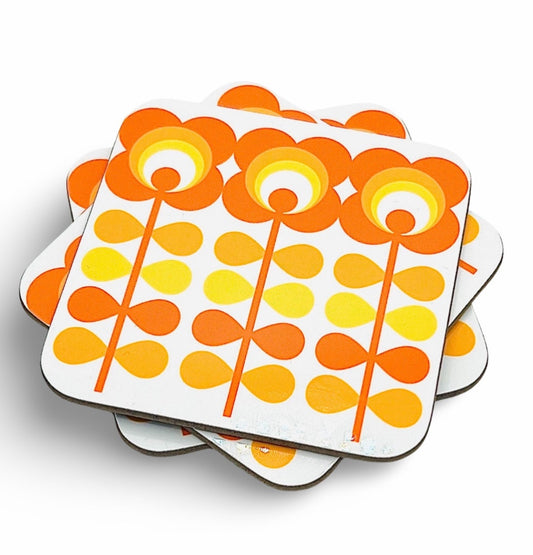 Retro Flower Coaster