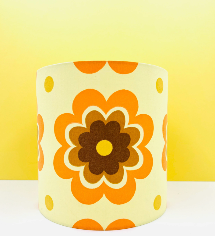 Retro Flower Lampshade 20cm