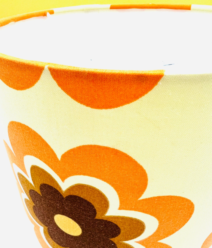 Retro Flower Lampshade 20cm
