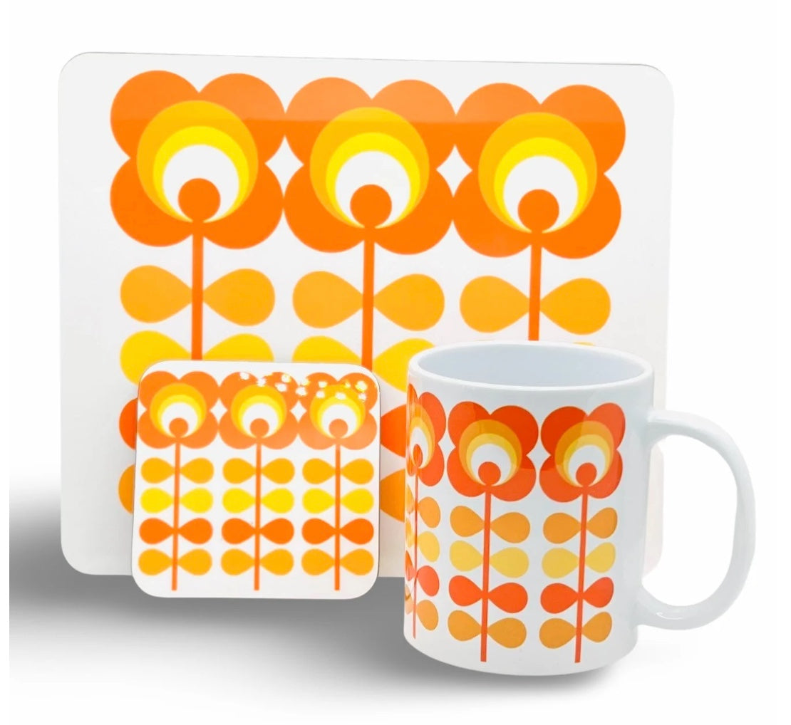 Retro Flower Placemat