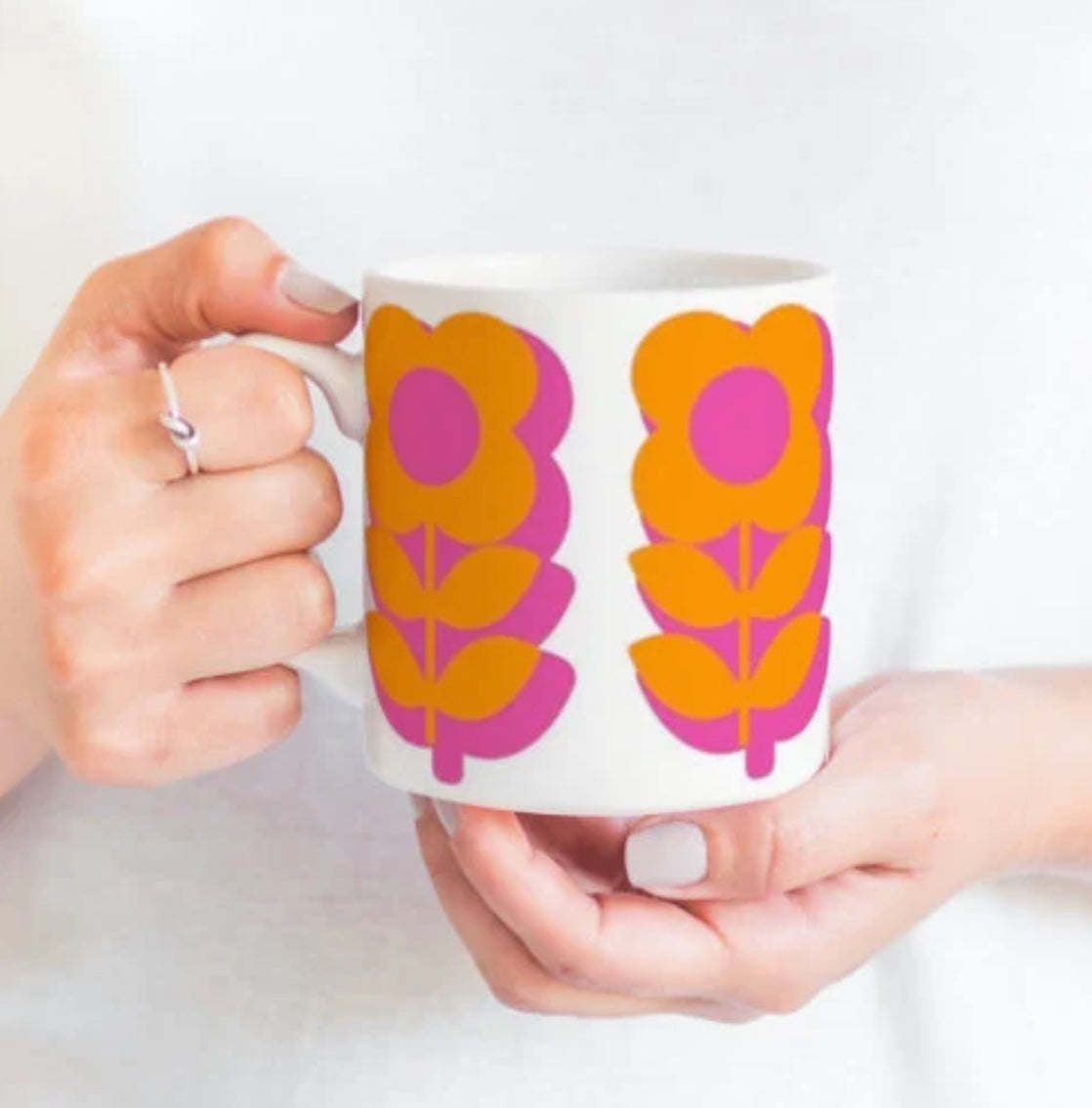 Statement Flower Mug