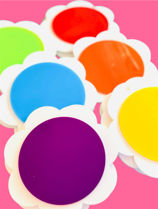 Large Flower Coasters