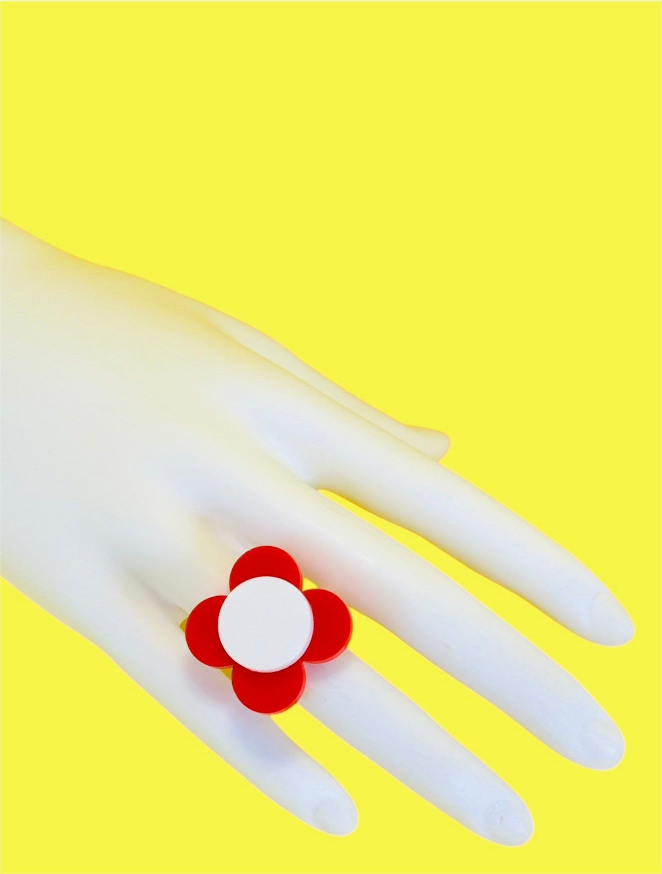 Statement Ring Silver Plated & Adjustable