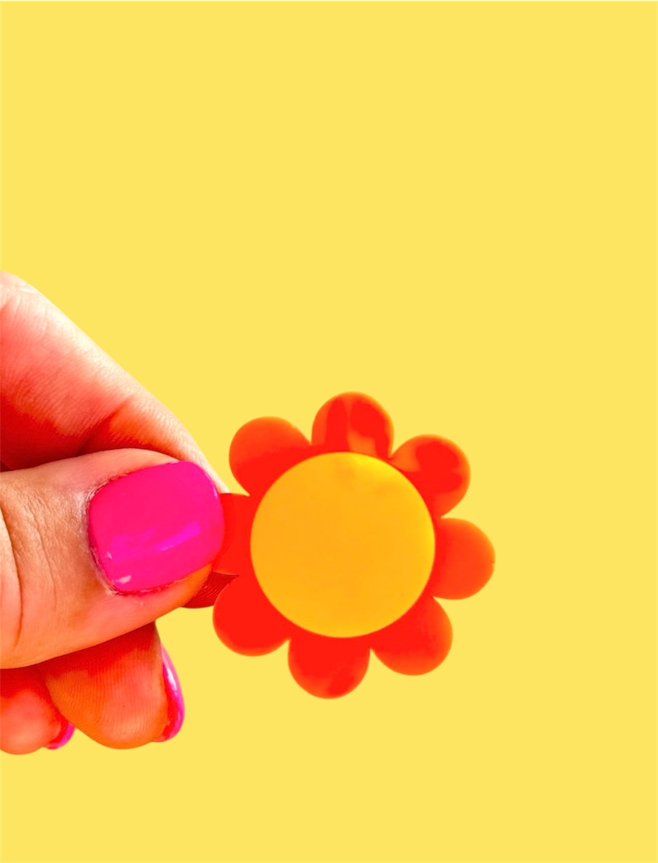 Statement Retro Flower, Adjustable, Silver Plated Ring