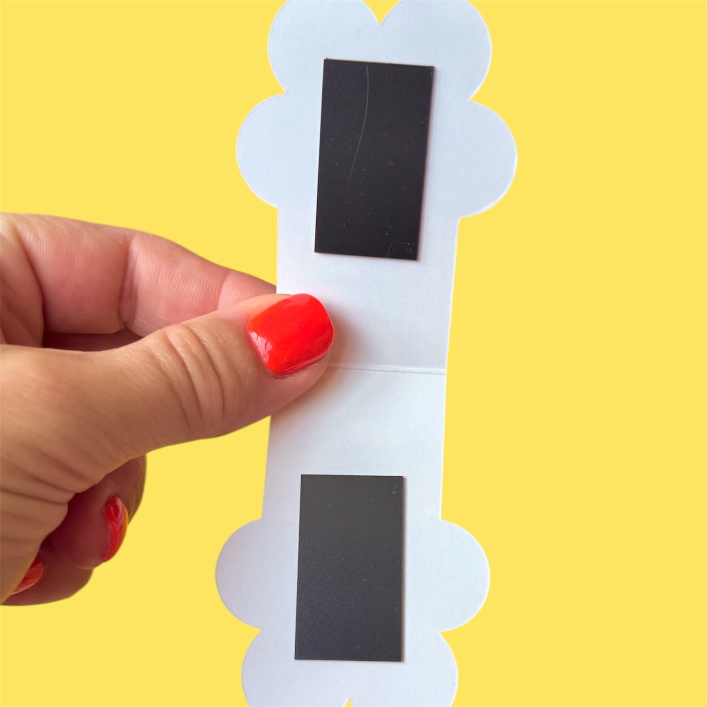 Magnetic Bookmark, Retro Flower Colourful Design