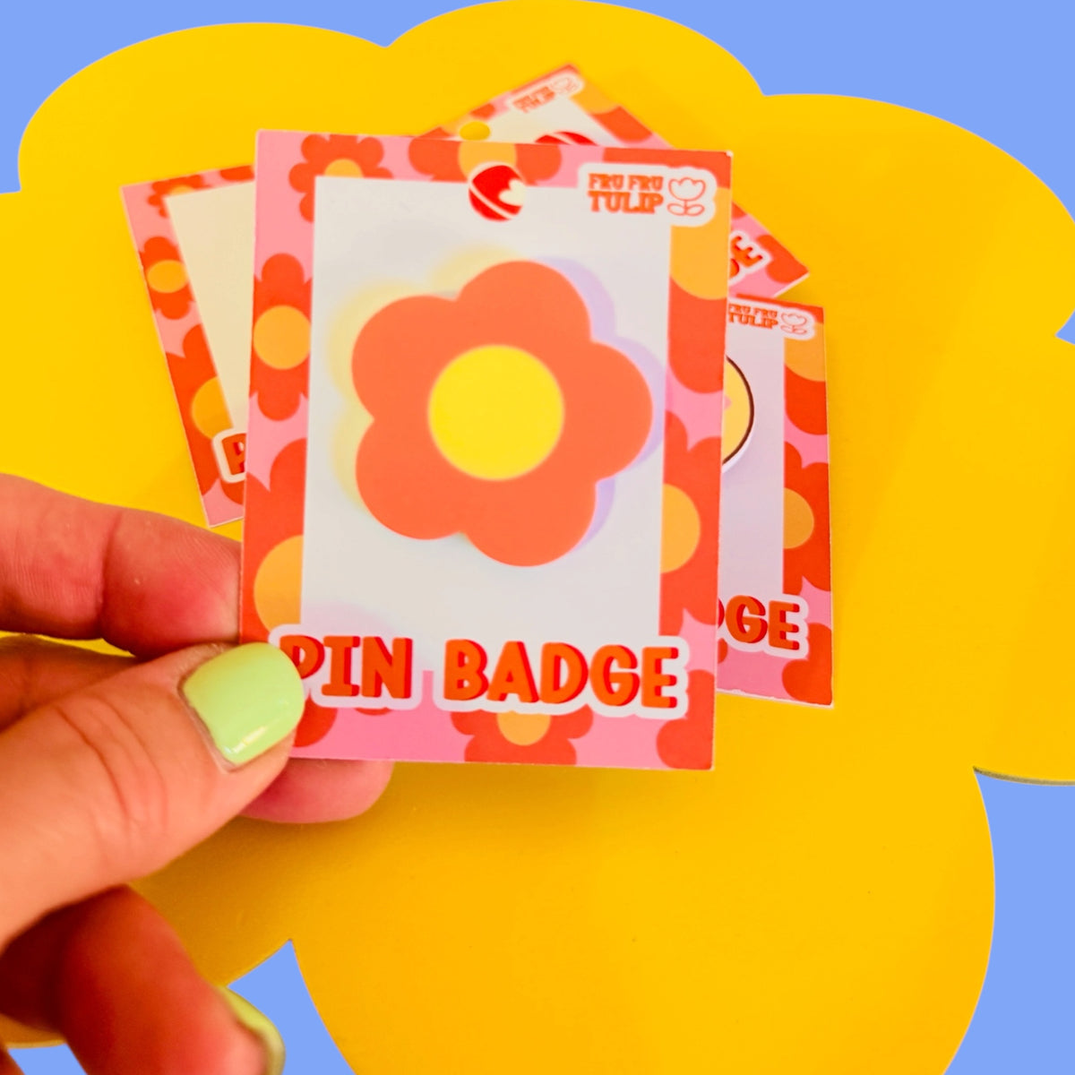 Pin Badge Accessory for Coats, Bags, Hats, Gift Labels