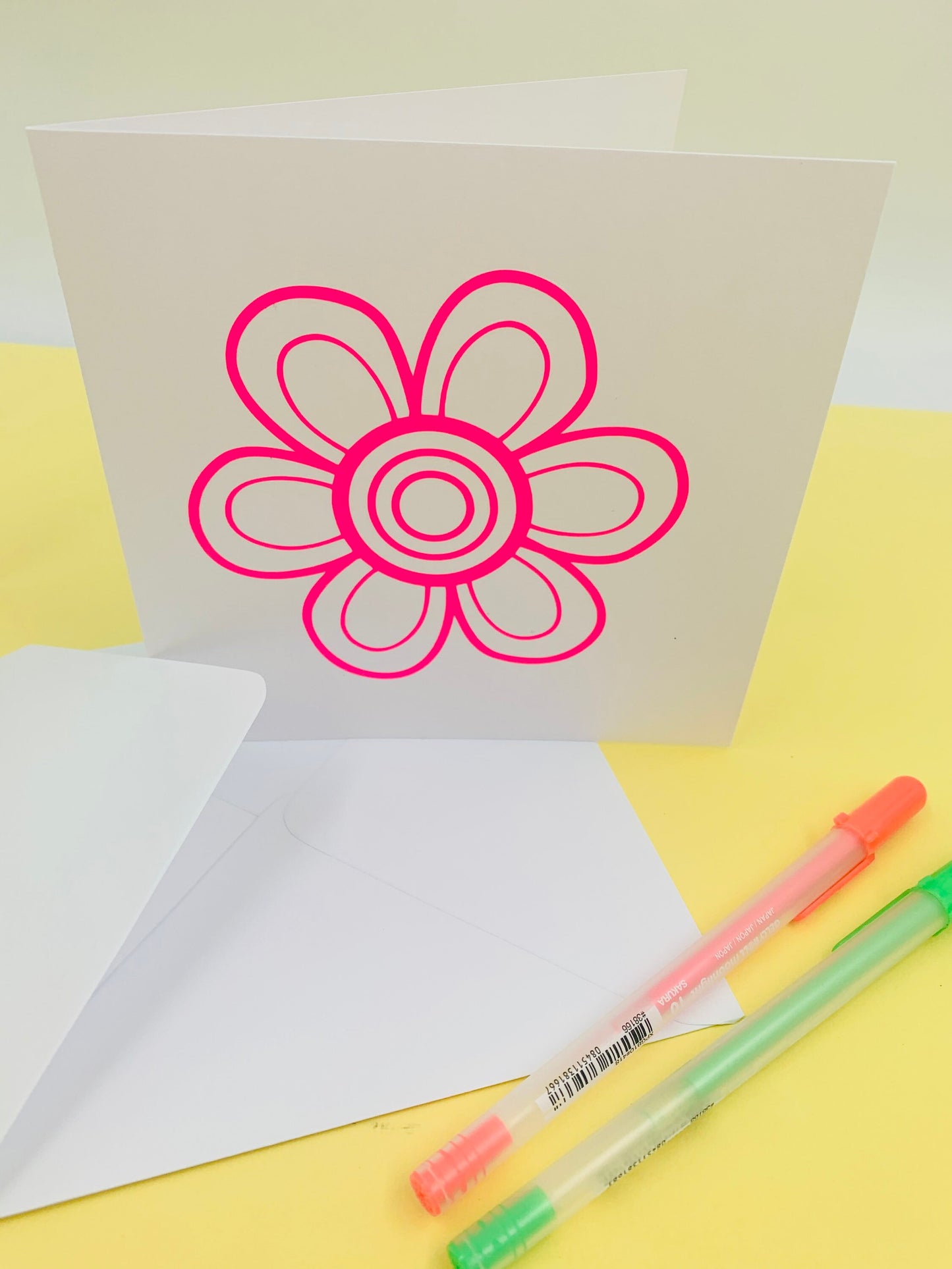 Neon Greeting Card Blank