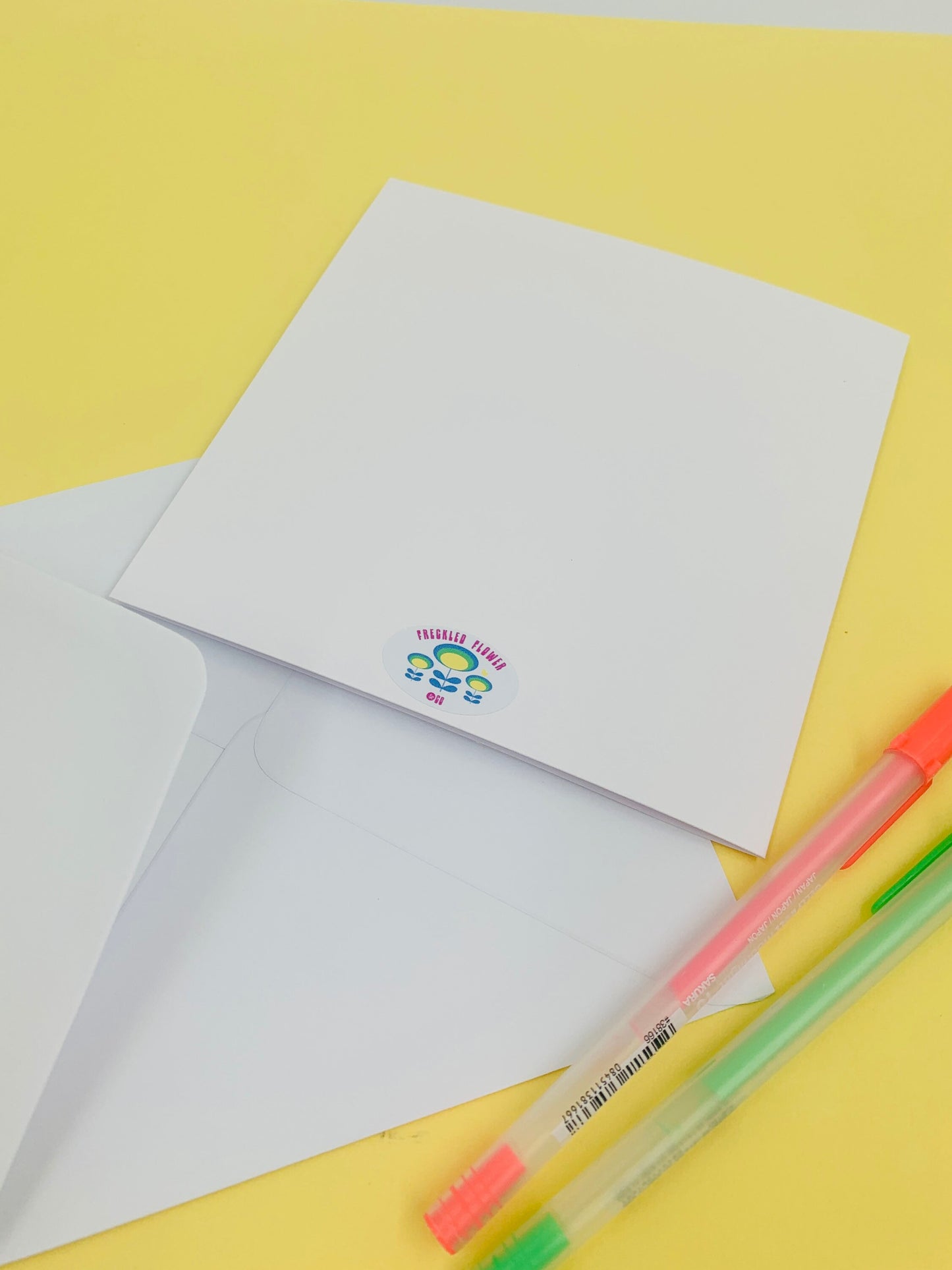 Neon Greeting Card Blank