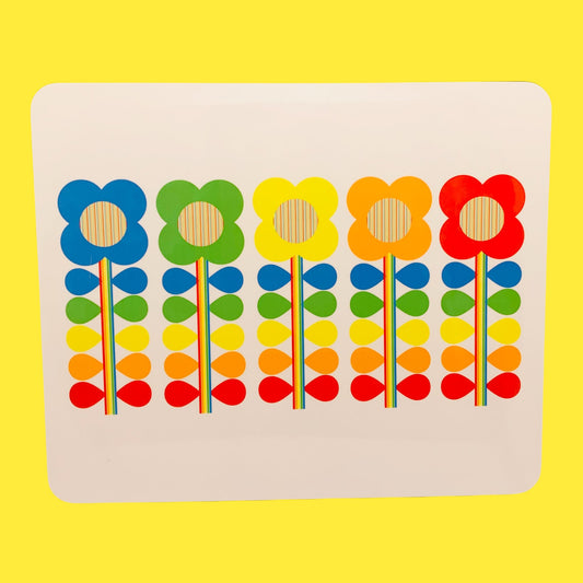 Rainbow Flower Placemat