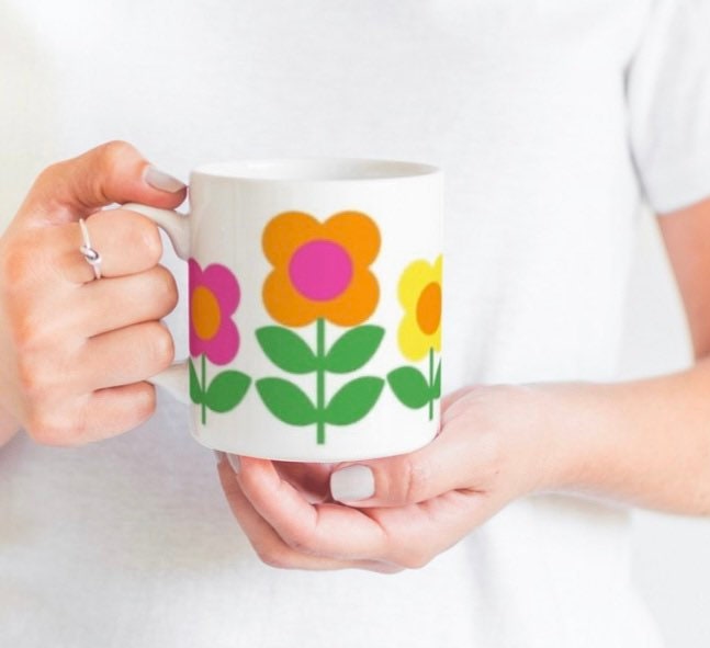 Happy Flowers Mug