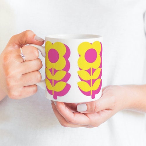 Statement Flower Mug