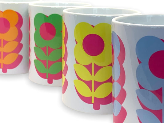 Statement Flower Mug