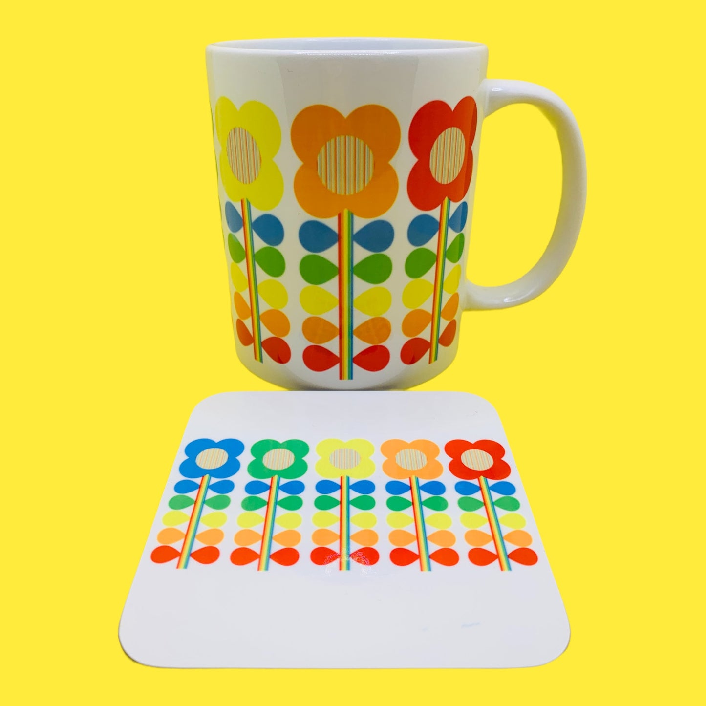 Rainbow Flower Placemat