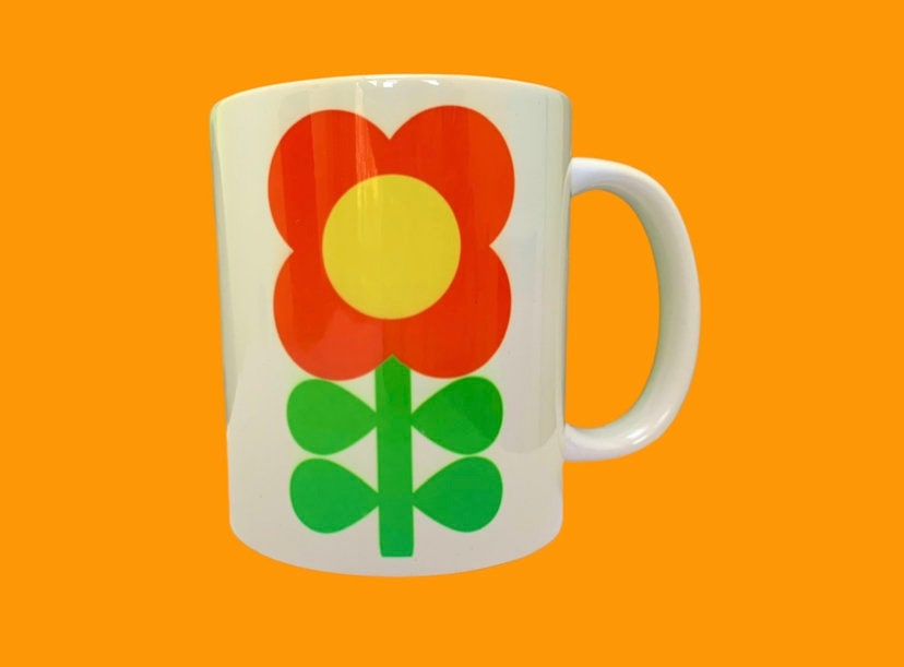 Retro Flower Mug
