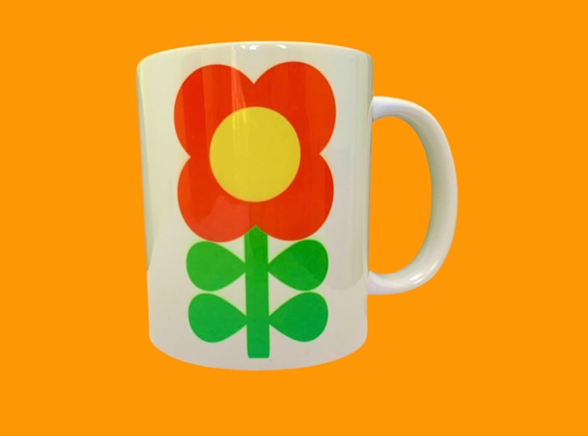 Retro Flower Mug