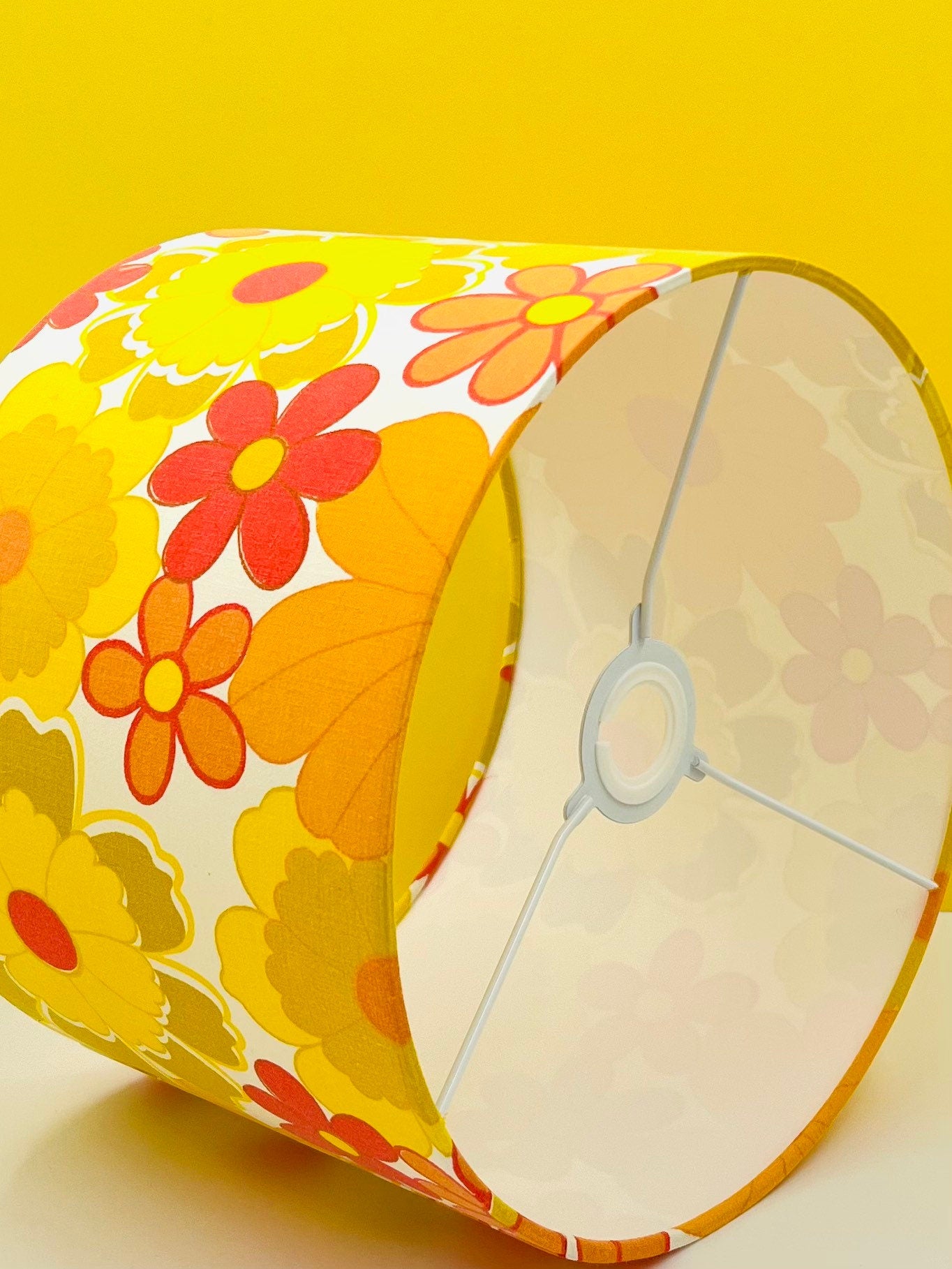 Retro Flower Lampshade 30cm
