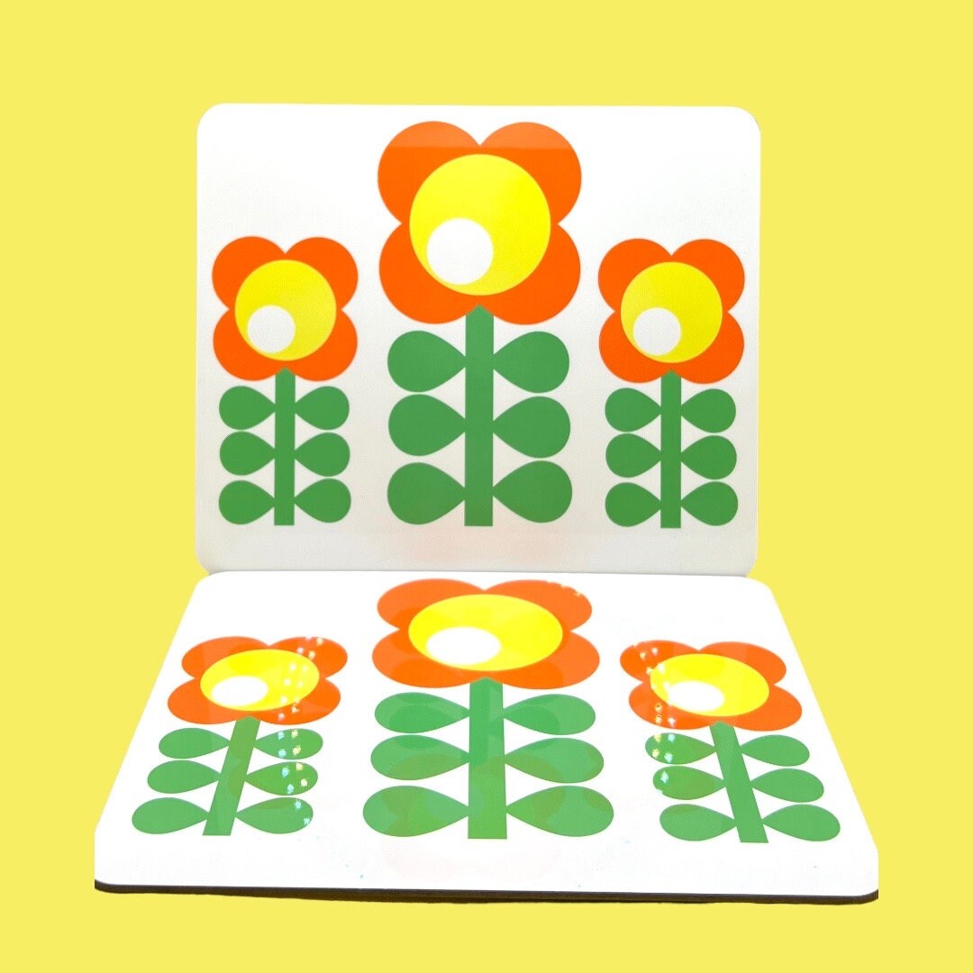Retro Flower Placemat