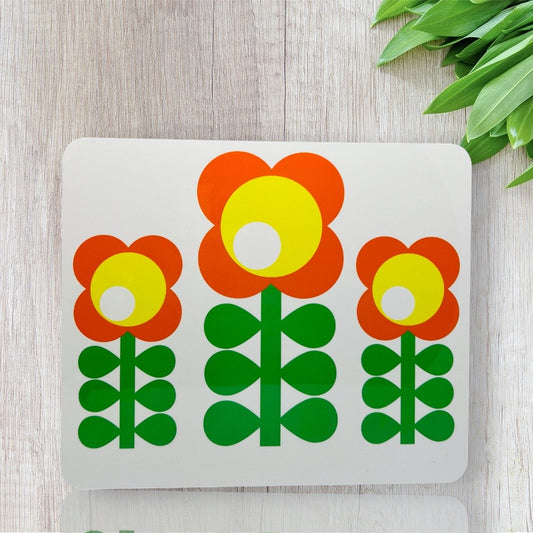 Retro Flower Placemat