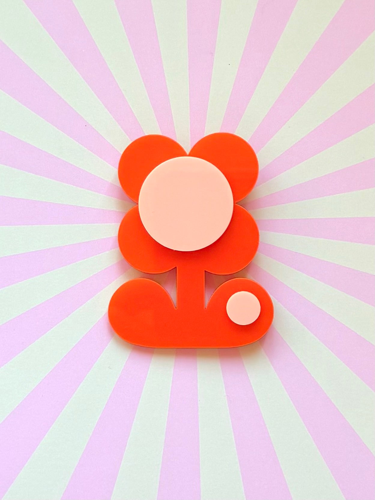 Retro Flower Statement Brooch, Mothers Day Gift