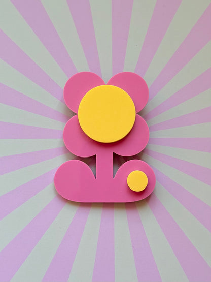 Retro Flower Statement Brooch, Mothers Day Gift