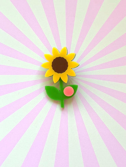 Fru Fru Tulip Flower Pin Brooch