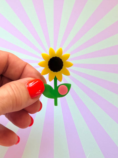 Fru Fru Tulip Flower Pin Brooch