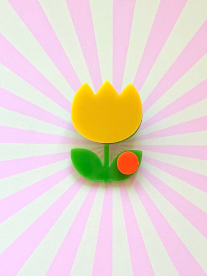 Fru Fru Tulip Flower Pin Brooch