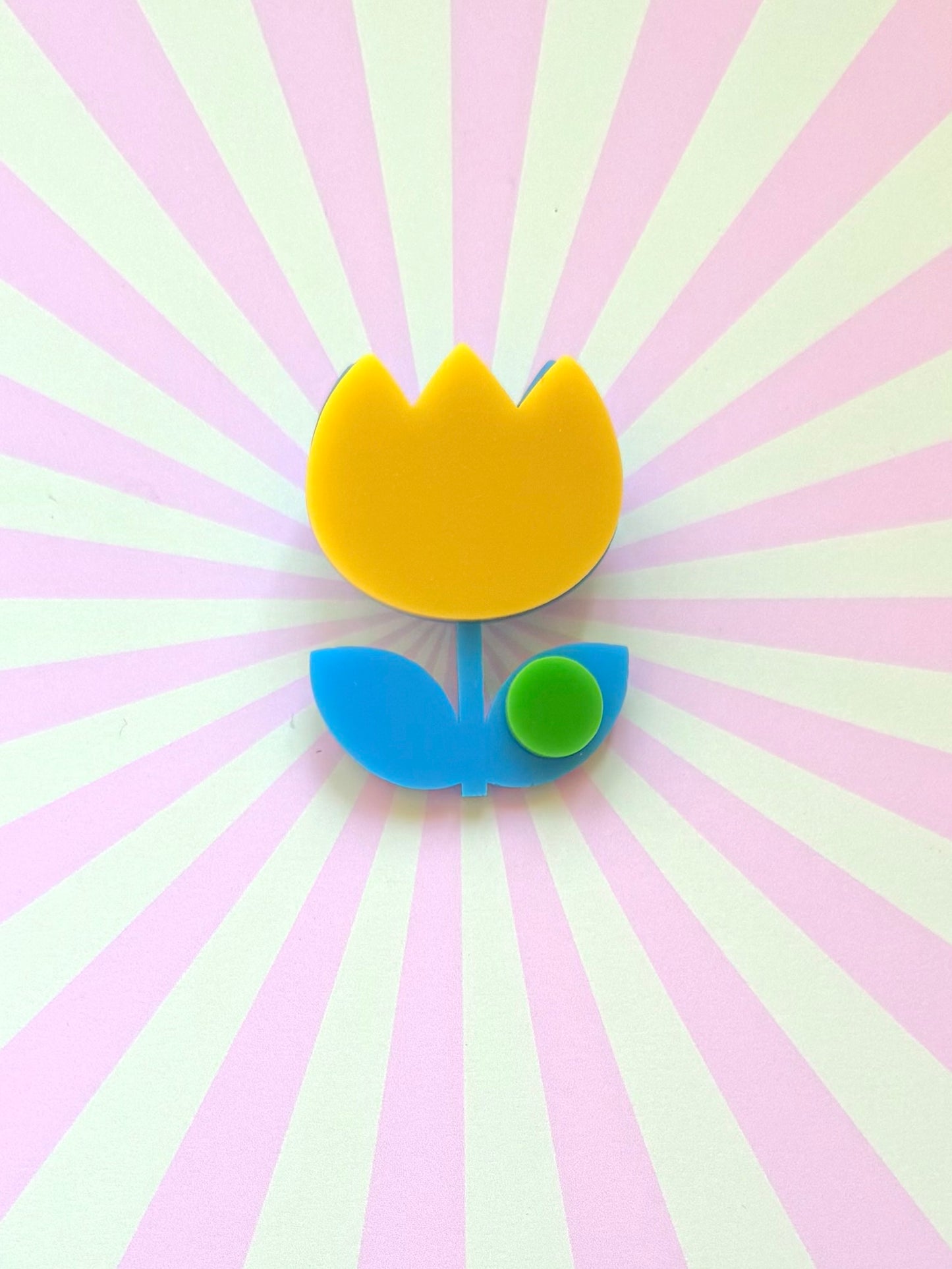 Fru Fru Tulip Flower Pin Brooch