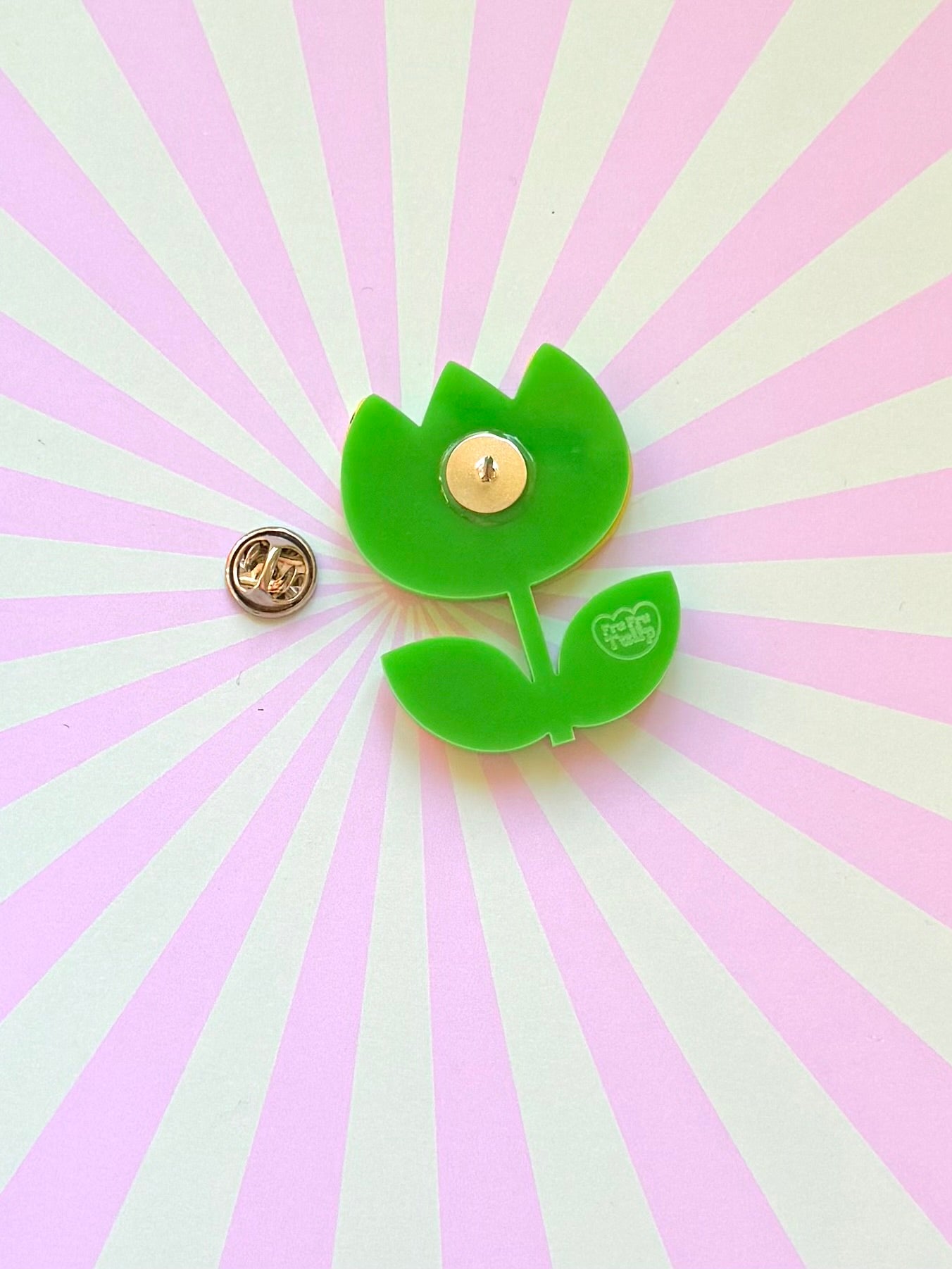 Fru Fru Tulip Flower Pin Brooch