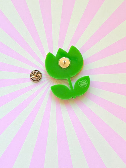 Fru Fru Tulip Flower Pin Brooch