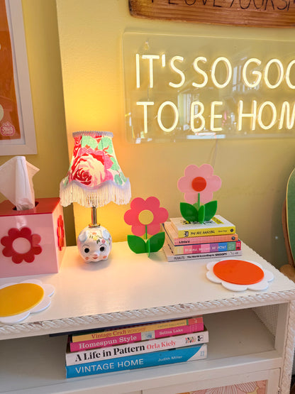 Retro Acrylic Flower Decor