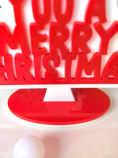 Free Standing, vibrant, Christmas Decoration