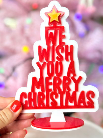 Free Standing, vibrant, Christmas Decoration