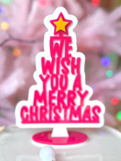 Free Standing, vibrant, Christmas Decoration