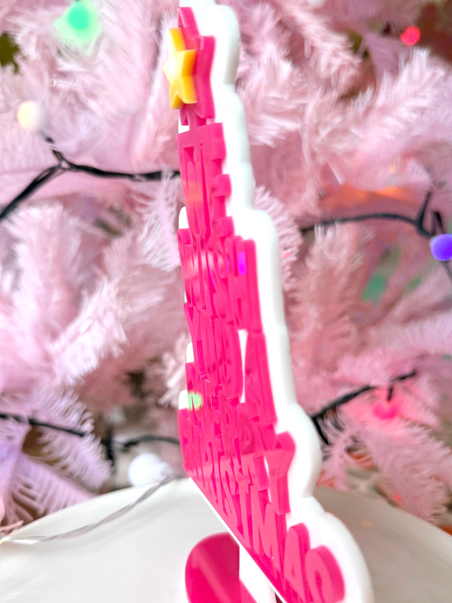 Free Standing, vibrant, Christmas Decoration