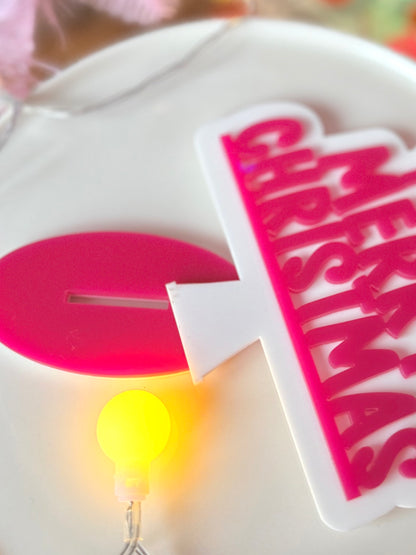 Free Standing, vibrant, Christmas Decoration