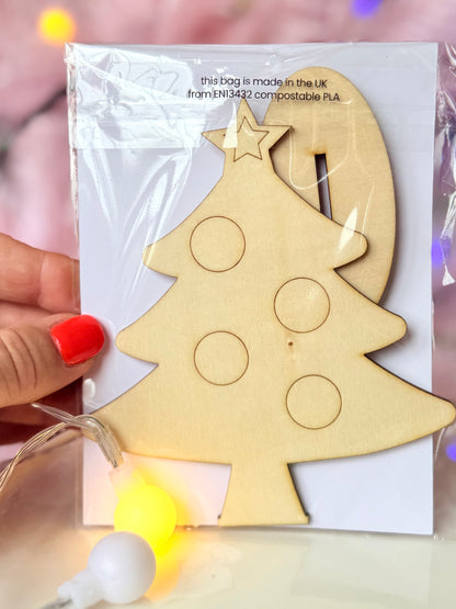 Colour your own Christmas Tree, Stocking Filler for Children