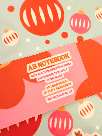 Christmas Themed Notebook