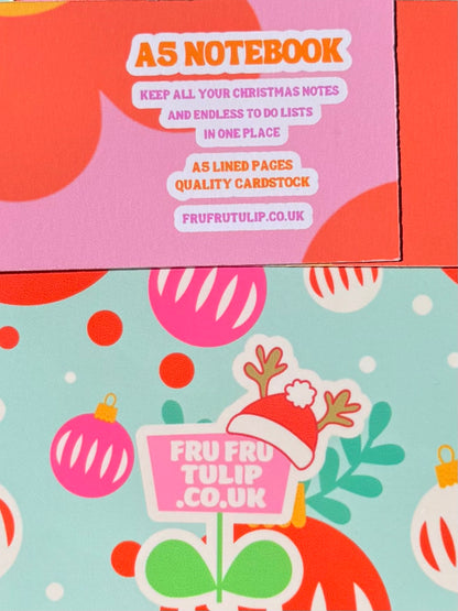 Christmas Themed Notebook