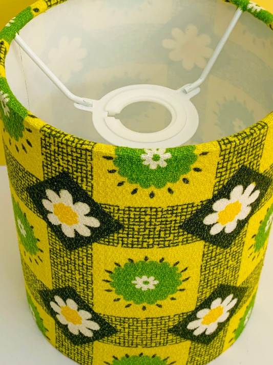 Vintage Barkcloth Lampshade 30cm