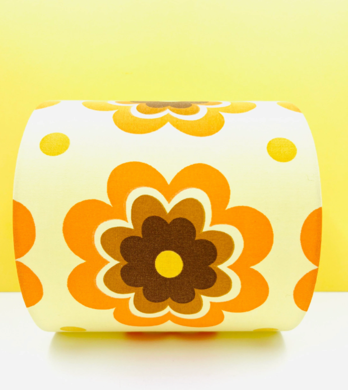 Retro Flower Lampshade 20cm