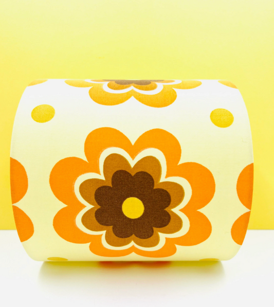 Retro Flower Lampshade 20cm